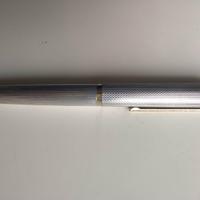 Penna Stilografica argento 925 placcata oro