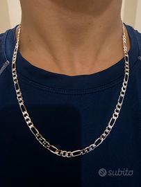 Collana in argento 925 sterling 6MM 55CM