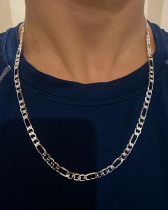 Collana in argento 925 sterling 6MM 55CM