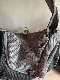 Trasportino Tracolla Cani Piccoli e Gatti PAWABOO