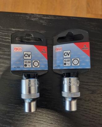 2 bussole poligonali 9mm BGS
