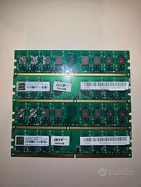 Ram DDR2 800 Mhz Acer Transcend