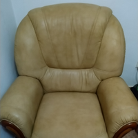 Poltrona in cuoio