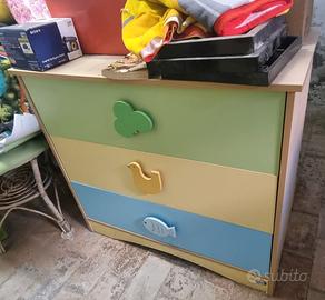 Cassettiera per neonati/bambini Pali