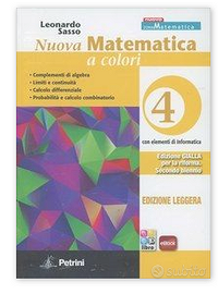 Nuova matematica a colori. Ediz. gialla  vol. 4