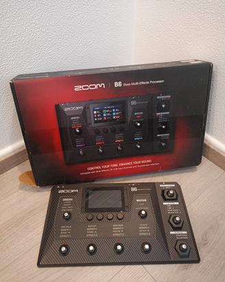 Zoom B6 Pedaliera Multi effetti per Basso 