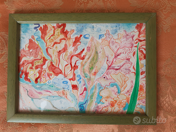 Quadretto "Fondale marino "