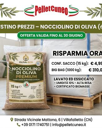 Nocciolino per caldaie policombustibili