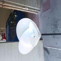 piantana cristallo murano H 1.90