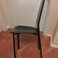 Sedia in pelle