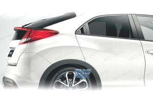 SPOILER TETTO HONDA CIVIC IX MK9 12-16