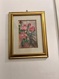 Quadro:  Le rose di Luigi Bisotti