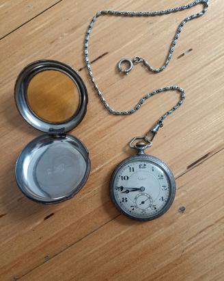 C.i.d.o. orologio vintage da tasca in argento 