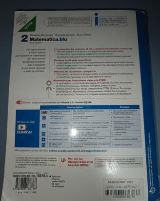 2 Matematica blu 3ediz. Zanichelli 9788808188786