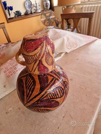 Caraffa in Terracotta Messicana con bicchierre