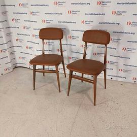Coppia di Sedie Design anni 60