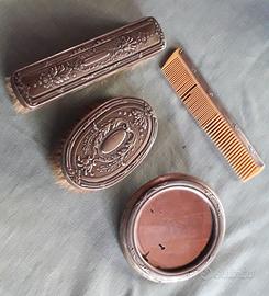 SET TOILETTE ANNI '20 IN ARGENTO