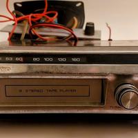 Sanyo FT-821 - autoradio stereo 8 vintage anni '70