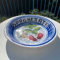 Piatto in ceramica Spaghettata
