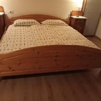 letto in legno massiccio 200 x 200 