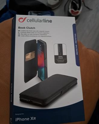 Cover book clutch cellularline per iphone xr