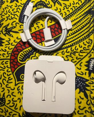 Apple Earpods lightning + cavo usbC lightning