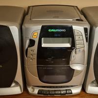 Stereo Grundig lettore CD e cassette 