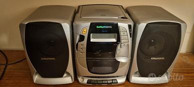 Stereo Grundig lettore CD e cassette 