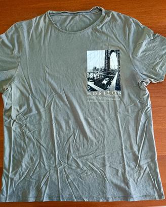 T-shirt Horizon verde Kiabi XL