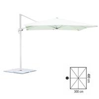 Ombrellone a Braccio in Alluminio 3x4 Bianco