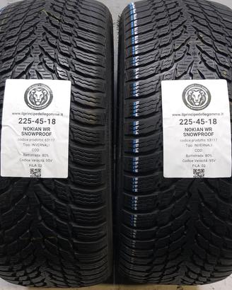 2 GOMME 225 45 18 NOKIAN A63117