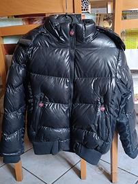 piumino bambino nuovo tg 10 anni colore blu scuro 