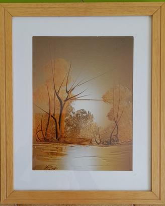 Quadro Fiume Alberi