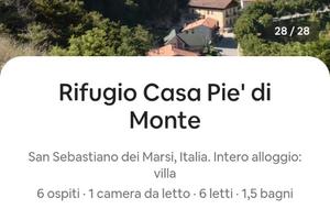 Una casa di montagna immersa nel verde