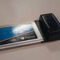 Pc Card USB 2.0 a 4 Porte  Pc Card 8E4172