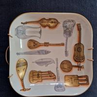 Raro piatto vintage Magrini stile Fornasetti 