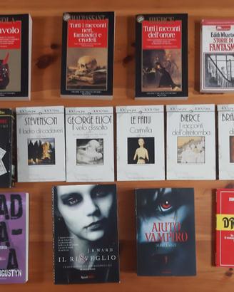 LIBRI HORROR: BIERCE-DI NOLA-MAUPASSANT-WHARTON