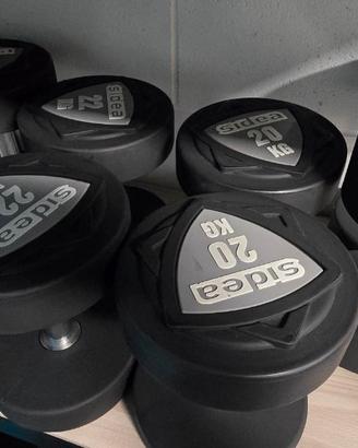 Manubri Sidea Round Pro PU coppie da 4 a 24 kg