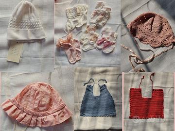 Lotto vestitini completini pagliacetti ecc bambine