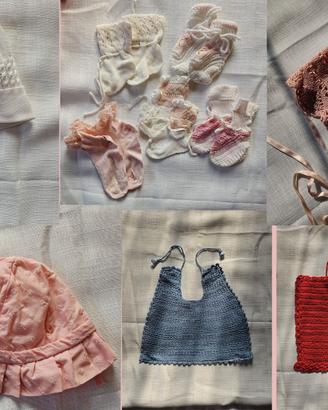 Lotto vestitini completini pagliacetti ecc bambine