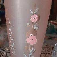 vaso in vetro decorato Decor