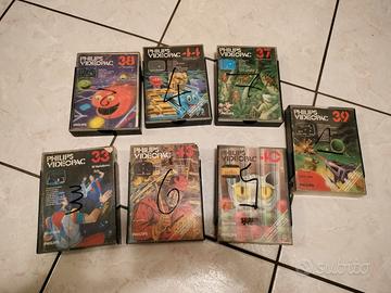7 videogiochi Philips Videopac