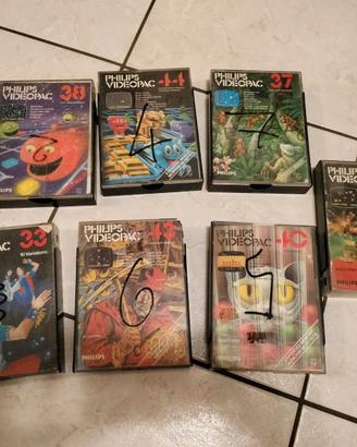 7 videogiochi Philips Videopac