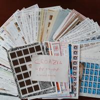 Fogli e minifogli di CROAZIA 1991-2002