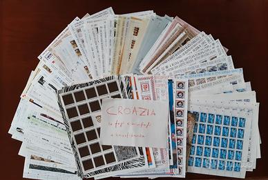 Fogli e minifogli di CROAZIA 1991-2002