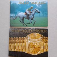 BOOKLET ROLEX DATE JUST 1995 ENG +YOUR OYSTER 