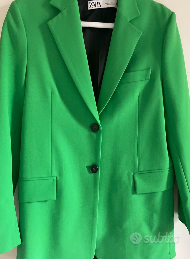 Zara on sale giacca verde