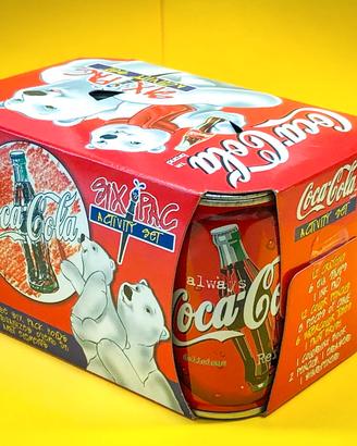  COCA-COLA SIX-PACK ACTIVITY SET 6 LATTINE 
