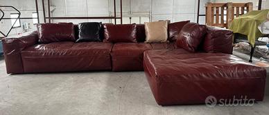 Divano 4 posti + puff