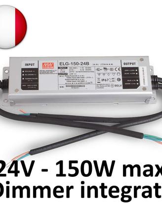 Meanwell ELG-150-24B Alimentatore x LED 24V - 150W